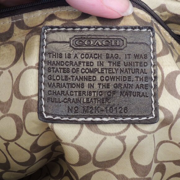 Coach Patchwork Signature Tote Shoulder Bag - Picture 14 of 15